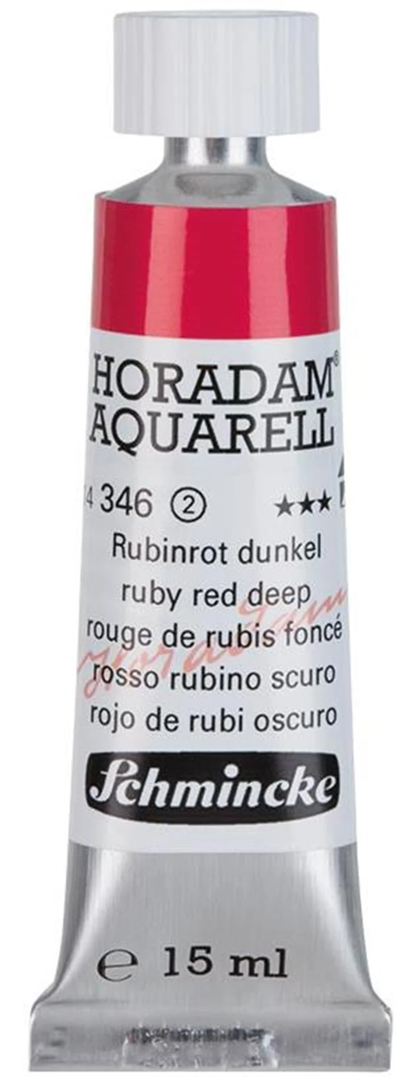 SCHMİNCKE HORADAM AQUARELL ARTİST SULU BOYA 15 ML TÜP SERİ 2 346 RUBY RED DEEP 14346006