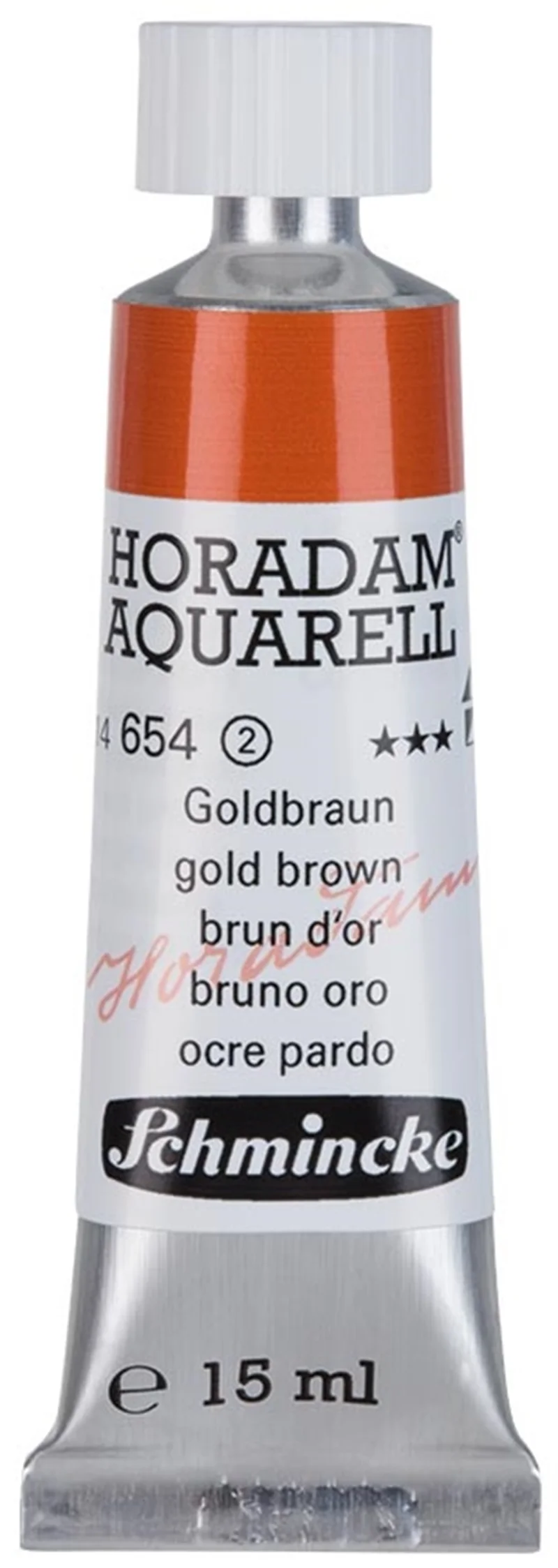 SCHMİNCKE HORADAM AQUARELL ARTİST SULU BOYA 15 ML TÜP SERİ 2 654 GOLD BROWN 14654006