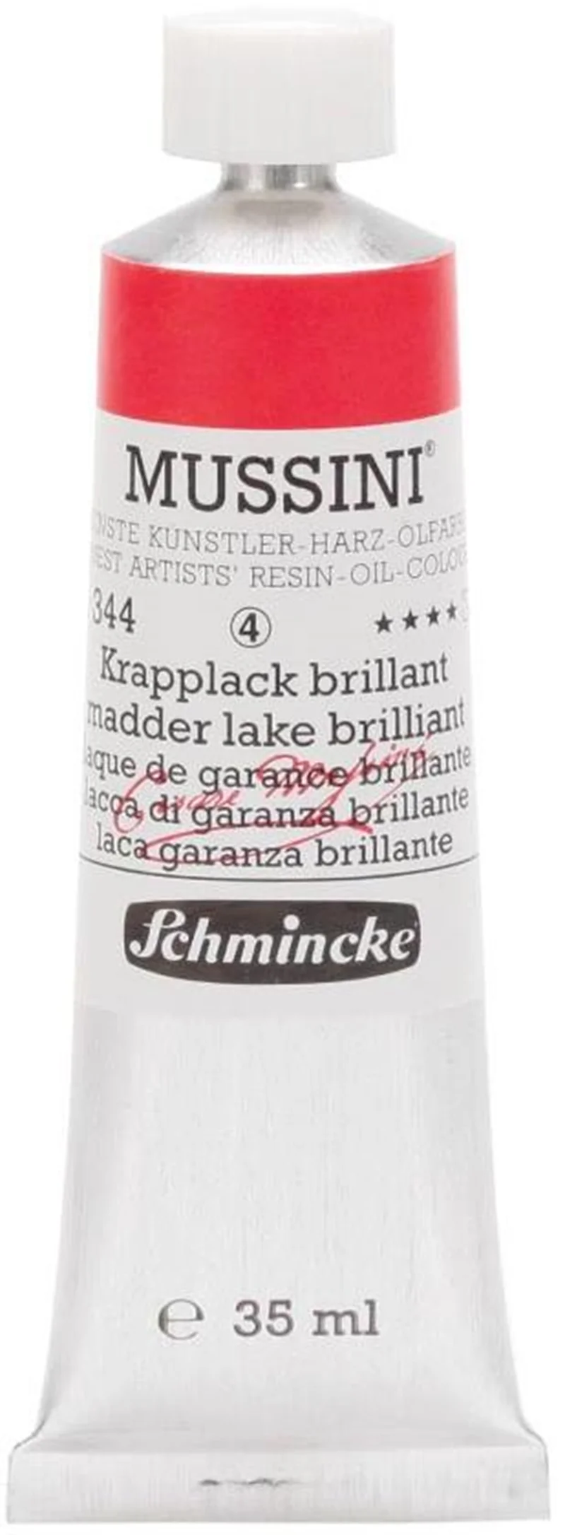 SCHMİNCKE MUSSİNİ ARTİST YAĞLI BOYA 35 ML SERİ 4 344 MADDER LAKE BRİLLİANT 10344009