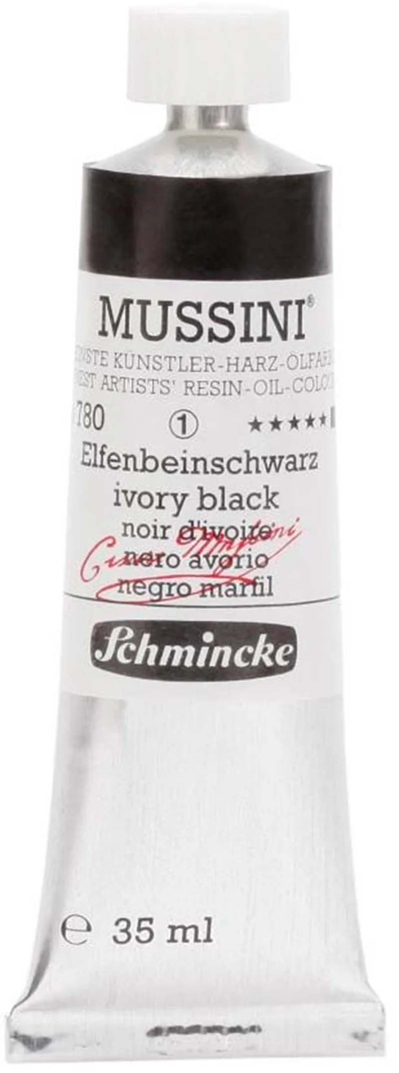 SCHMİNCKE MUSSİNİ ARTİST YAĞLI BOYA 35 ML SERİ 1 780 IVORY BLACK 10780009