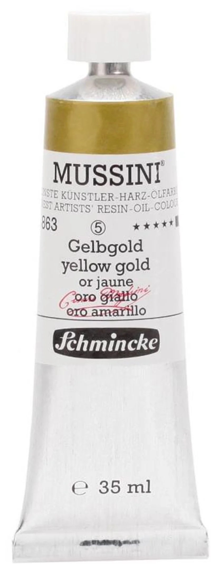 SCHMİNCKE MUSSİNİ ARTİST YAĞLI BOYA 35 ML SERİ 5 863 YELLOW GOLD 10863009