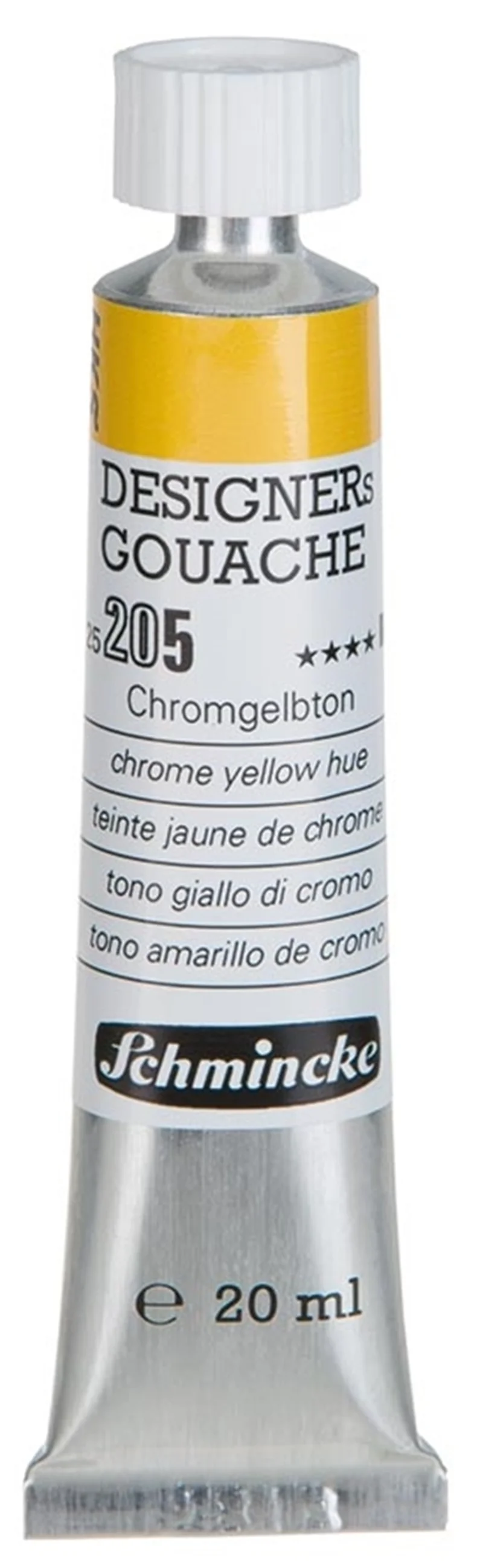 SCHMİNCKE HKS DESİGNERS' GOUACHE GUAJ BOYA 20 ML TÜP 205 CHROME YELLOW 25205007