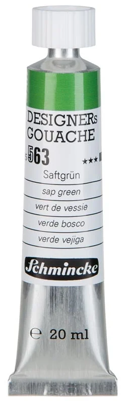 SCHMİNCKE HKS DESİGNERS' GOUACHE GUAJ BOYA 20 ML TÜP 563 SAP GREEN 25563007