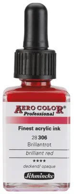 SCHMİNCKE AERO COLOR AKRİLİK MÜREKKEP 28 ML 306 BRİLLİANT RED 28306023