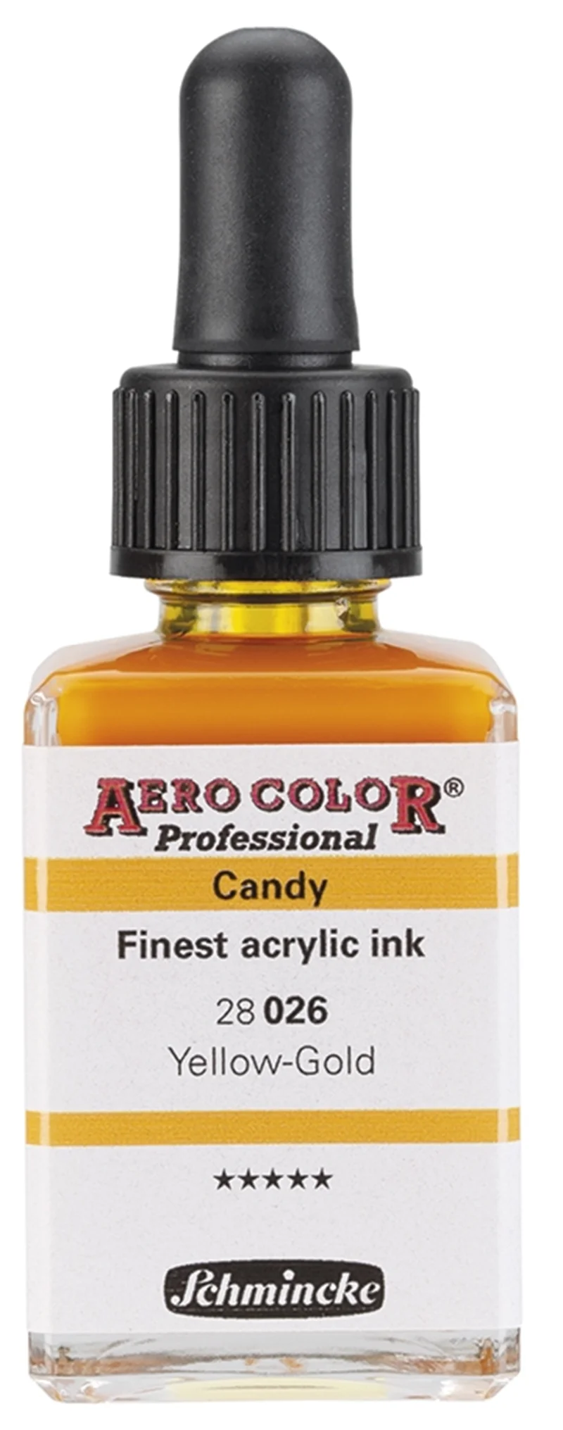 SCHMİNCKE AERO COLOR AKRİLİK MÜREKKEP 28 ML 026 CANDY COLORS YELLOW-GOLD 28026023