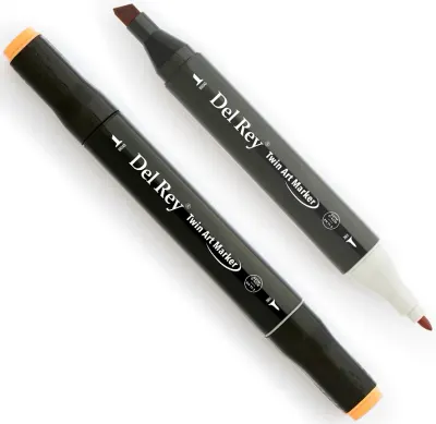 DEL REY GRAFİK MARKÖR TWIN MN-DR103 POTATO BROWN