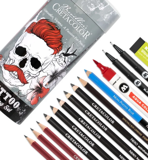 CRETACOLOR TATTOO DÖVME ÇİZİM SETİ 14 PARÇA 40083