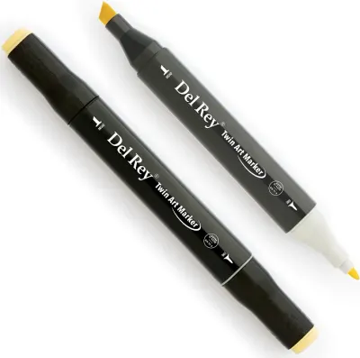 DEL REY GRAFİK MARKÖR TWIN MN-DR104 BROWN GREY