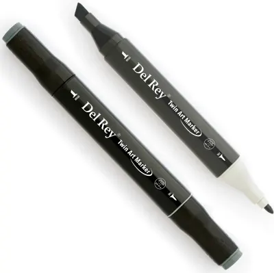 DEL REY GRAFİK MARKÖR TWIN MN-DRGG7 GREEN GREY