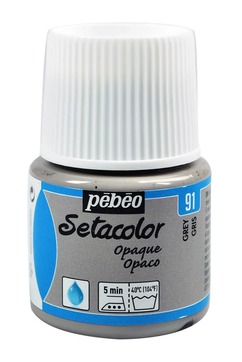 PEBEO KUMAŞ BOYASI SETACOLOR OPAQUE 45 ML 295*91 GREY