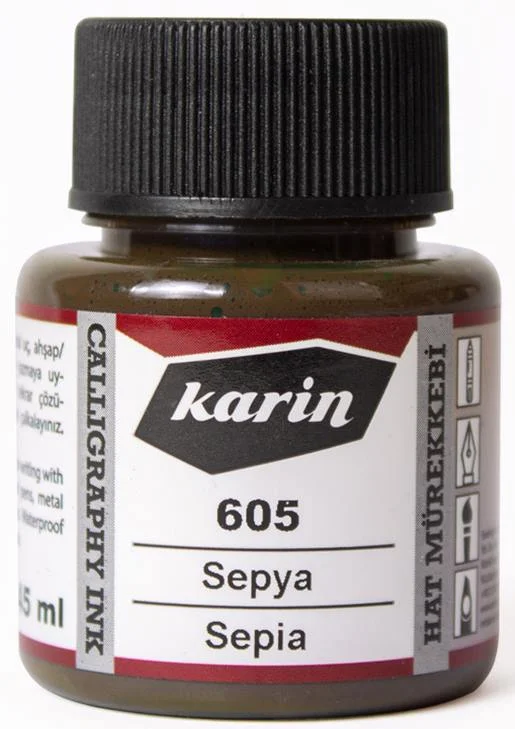 KARİN HAT MÜREKKEBİ 45 ML SEPİA 6210605045