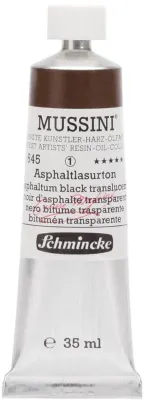 SCHMİNCKE MUSSİNİ ARTİST YAĞLI BOYA 35 ML SERİ 1 645 ASPHALTUM BLACK TRANSLUCENT 10645009