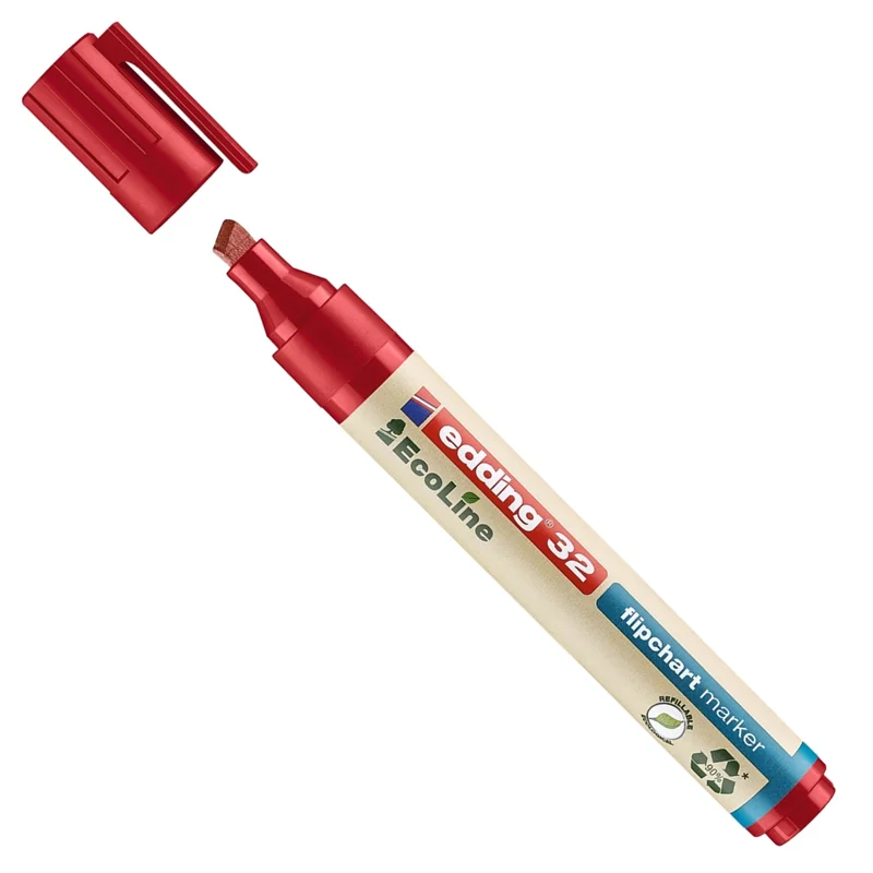 EDDING FLIPCHART KALEMİ ECOLINE E-32 KIRMIZI
