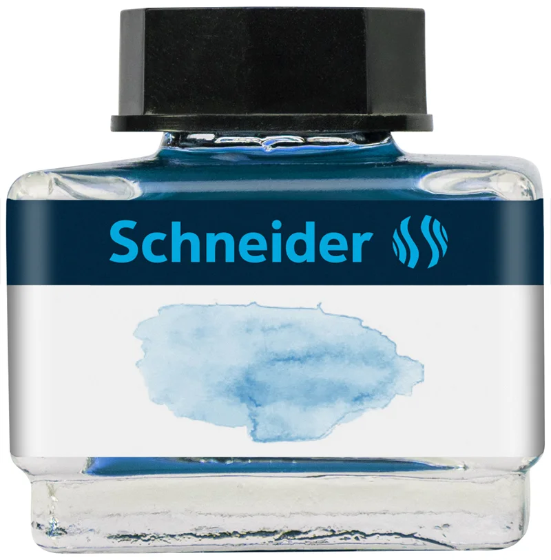 SCHNEIDER DOLMA KALEM  MÜREKKEBİ CAM ŞİŞE 15 ML 6933 BUZ MAVİSİ SCD302