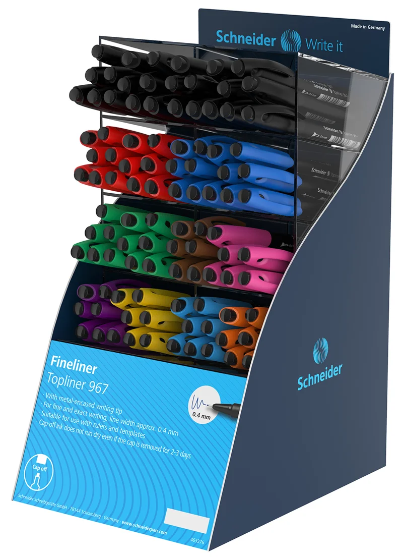 SCHNEIDER FİBER UÇLU KALEM SIS TOPLINER 967 0.4 STAND 100 LÜ SCSS32
