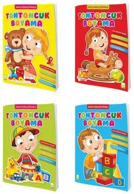 EMA ÇOCUK - TONTONCUK BOYAMA 4 ÇEŞİT (Best)