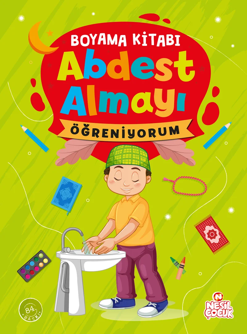 NESİL ÇOCUK - ABDEST ALMAYI ÖĞRENİYORUM - BOYAMA