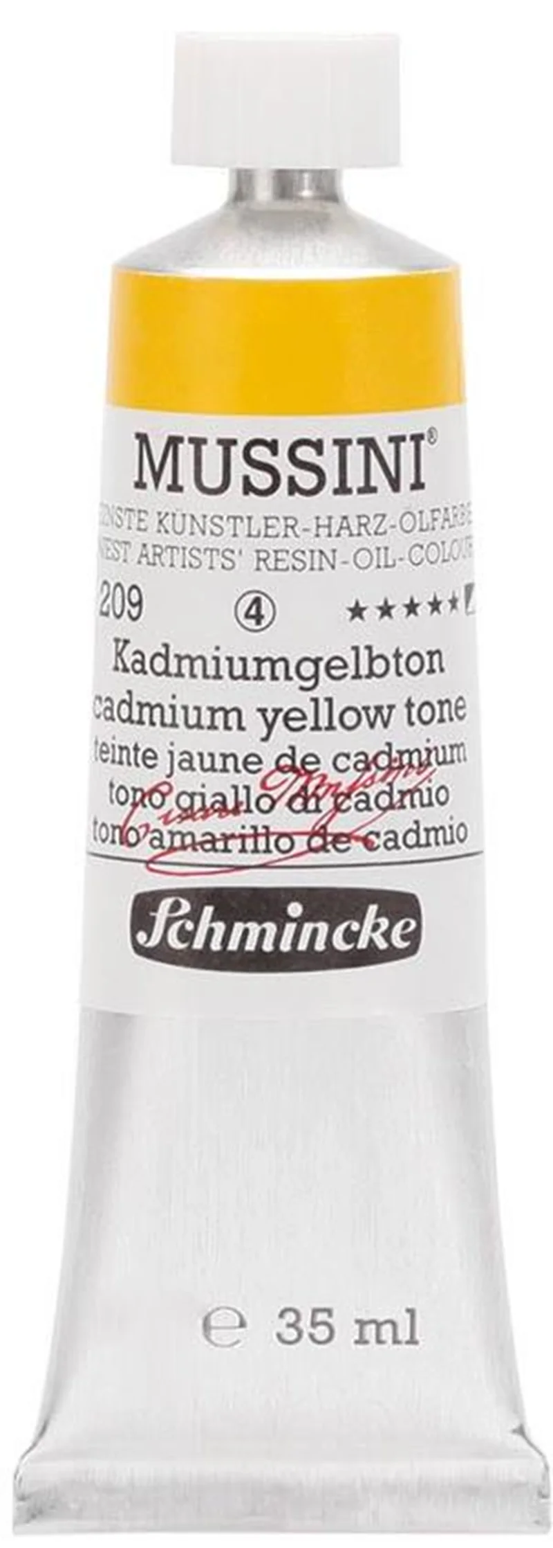 SCHMİNCKE MUSSİNİ ARTİST YAĞLI BOYA 35 ML SERİ 4 209 CADMİUM YELLOW HUE 10209009