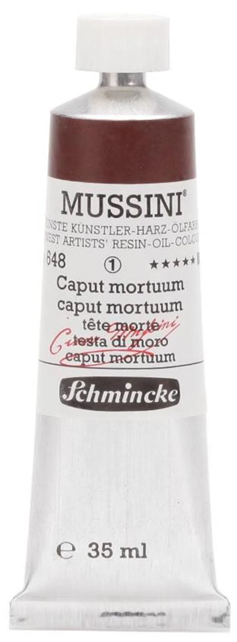 SCHMİNCKE MUSSİNİ ARTİST YAĞLI BOYA 35 ML SERİ 1 648 CAPUT MORTUUM 10648009