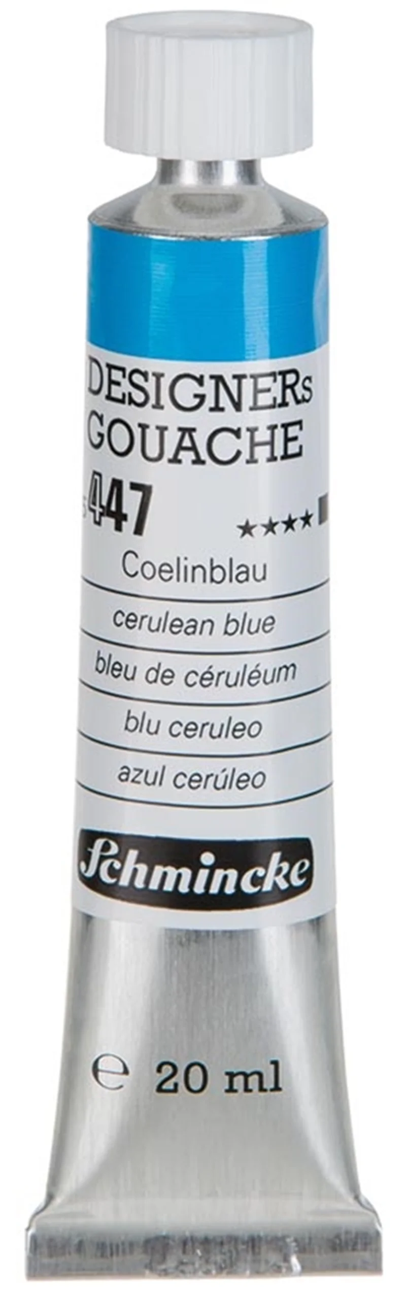 SCHMİNCKE HKS DESİGNERS' GOUACHE GUAJ BOYA 20 ML TÜP 447 CERULEAN BLUE 25447007