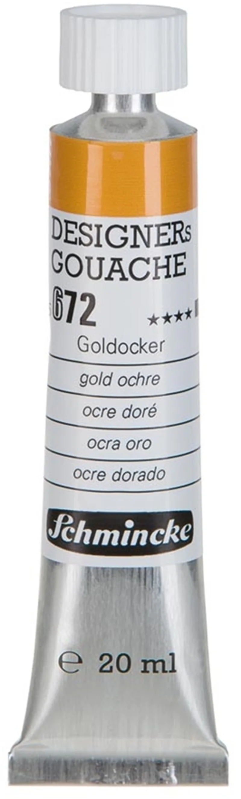 SCHMİNCKE HKS DESİGNERS' GOUACHE GUAJ BOYA 20 ML TÜP 672 GOLD OCHRE 25672007