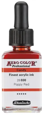 SCHMİNCKE AERO COLOR AKRİLİK MÜREKKEP 28 ML 030 CANDY COLORS POPPY RED 28030023