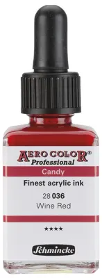 SCHMİNCKE AERO COLOR AKRİLİK MÜREKKEP 28 ML 033 CANDY COLORS WİNE RED 28036023