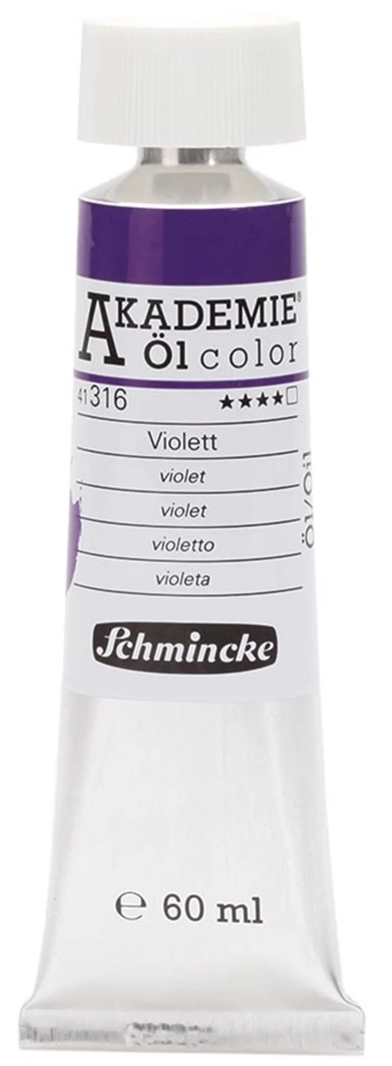 SCHMİNCKE AKADEMİE ÖL COLOR YAĞLI BOYA 60 ML SERİ 1 316 VİOLET 41316011