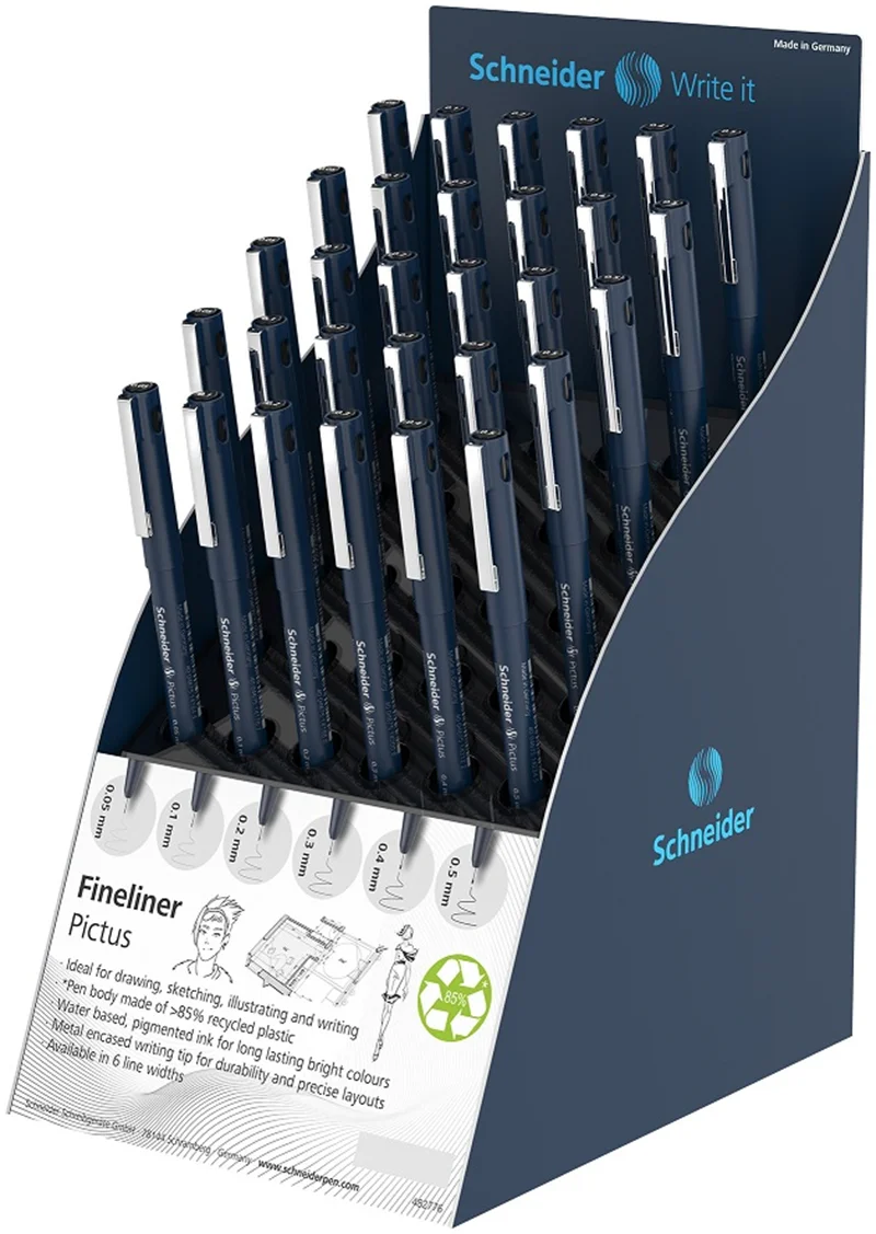 SCHNEIDER TEKNİK ÇİZİM KALEMİ SIS PICTUS STAND  30 LU SCSS82