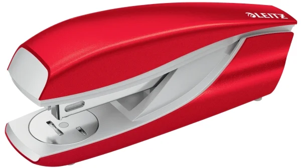 LEITZ ZIMBA MAKİNESİ WOW 24/6 L-5502 METALİK KIRMIZI 30 SAYFA
