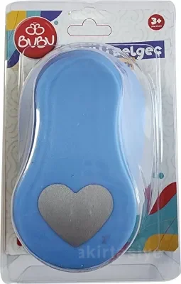 BU-BU DELGEÇ ŞEKİLLİ EVA VE KAĞIT KALP 2" BUBU-DE0024