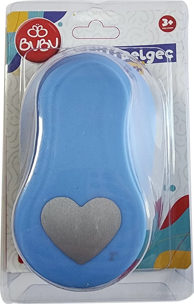 BU-BU DELGEÇ ŞEKİLLİ EVA VE KAĞIT KALP 2" BUBU-DE0024