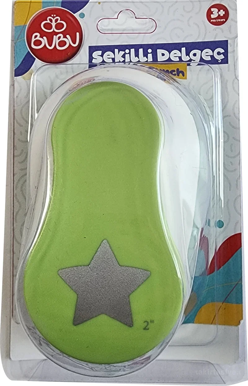 BU-BU DELGEÇ ŞEKİLLİ EVA VE KAĞIT YILDIZ 2" BUBU-DE0023