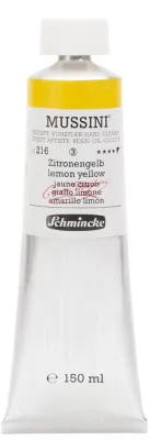 SCHMİNCKE MUSSİNİ ARTİST YAĞLI BOYA 150 ML SERİ 3 216 LEMON YELLOW 10216019