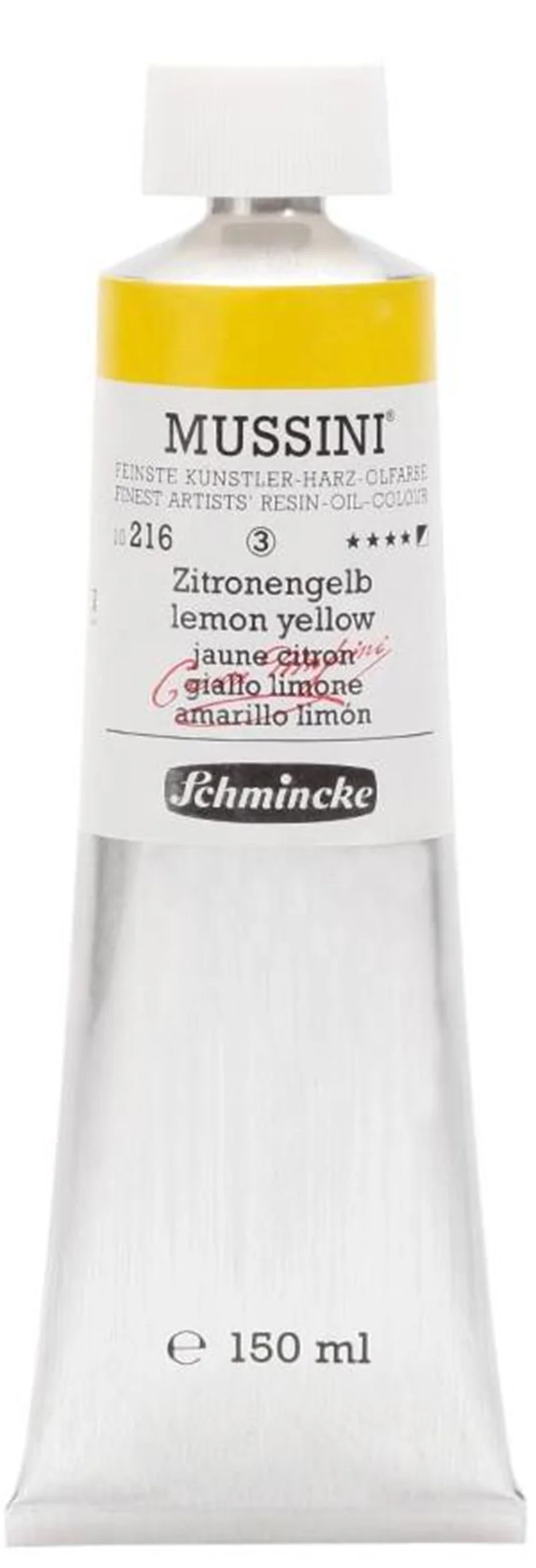 SCHMİNCKE MUSSİNİ ARTİST YAĞLI BOYA 150 ML SERİ 3 216 LEMON YELLOW 10216019