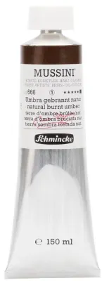 SCHMİNCKE MUSSİNİ ARTİST YAĞLI BOYA 150 ML SERİ 1 666 NATURAL BURNT UMBER 10666019