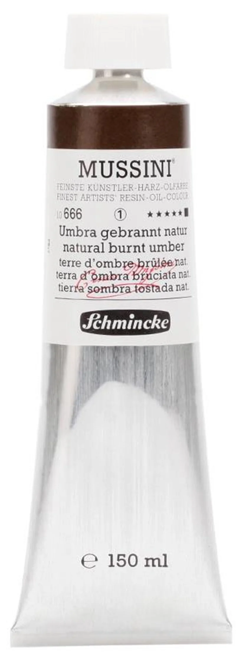 SCHMİNCKE MUSSİNİ ARTİST YAĞLI BOYA 150 ML SERİ 1 666 NATURAL BURNT UMBER 10666019