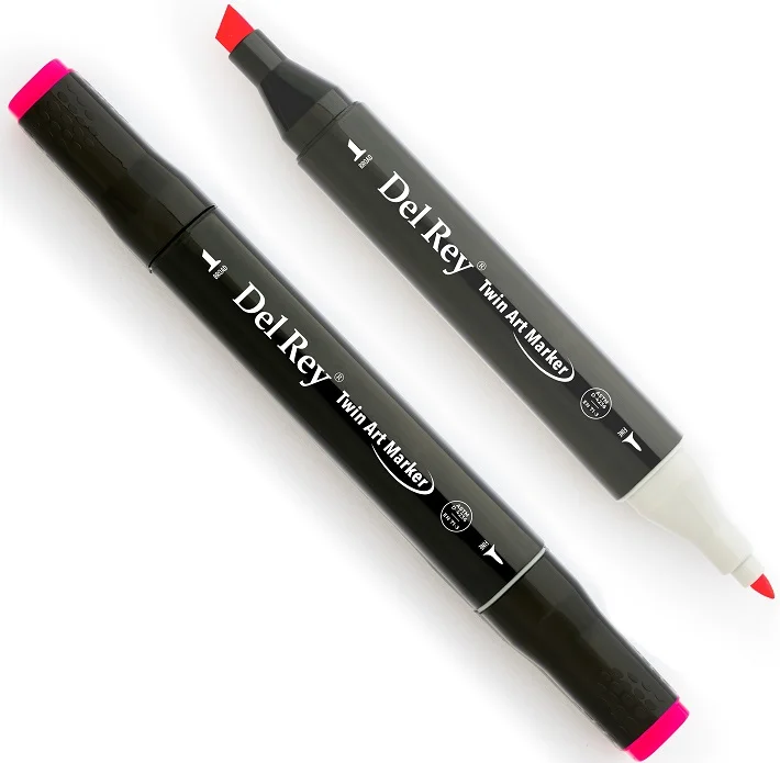 DEL REY GRAFİK MARKÖR TWIN MN-DR125 FLUORESCENT ROSE