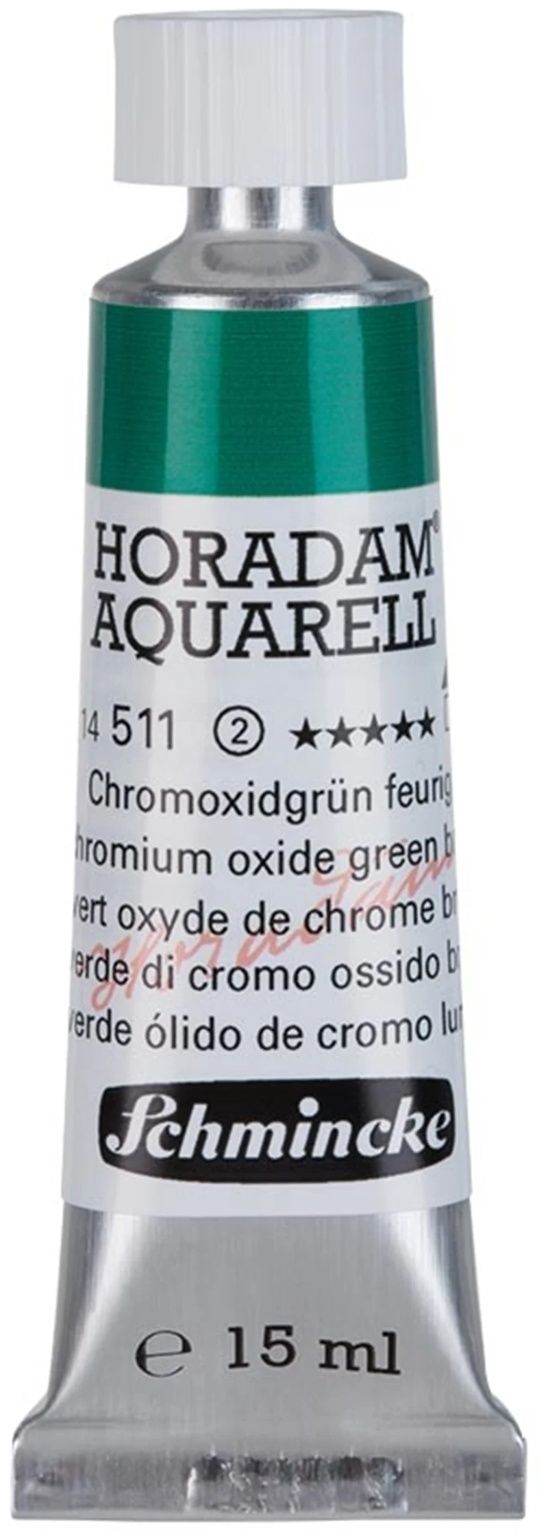 SCHMİNCKE HORADAM AQUARELL ARTİST SULU BOYA 15 ML TÜP SERİ 2 511 CHROMİUM OXİDE GREEN BRİLLİANT 1451
