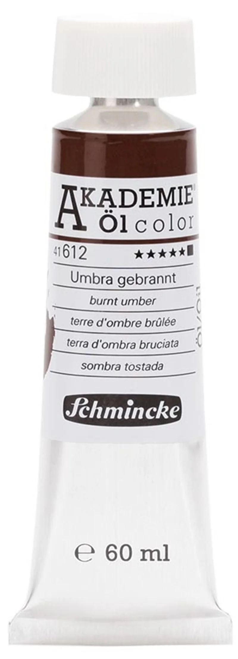 SCHMİNCKE AKADEMİE ÖL COLOR YAĞLI BOYA 60 ML SERİ 1 612 BURNT UMBER 41612011