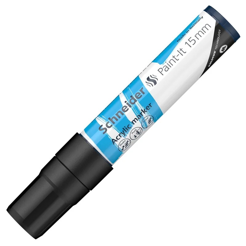 SCHNEIDER AKRİLİK MARKER 330 15.0 SİYAH SCM542