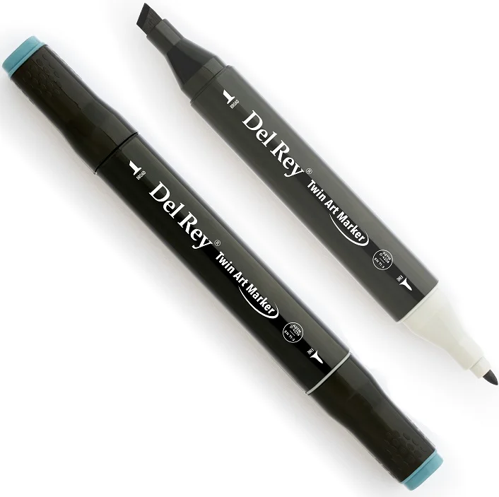 DEL REY GRAFİK MARKÖR TWIN MN-DRBG9 BLUE GREY