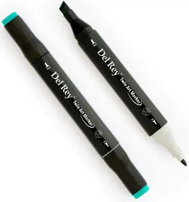 DEL REY GRAFİK MARKÖR TWIN MN-DR061 PEACOCK GREEN