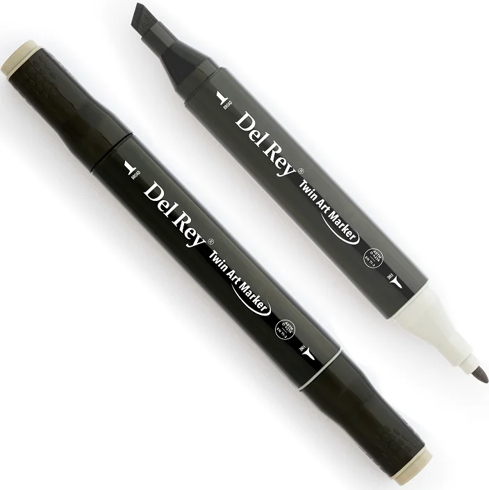 DEL REY GRAFİK MARKÖR TWIN MN-DRWG4 WARM GREY