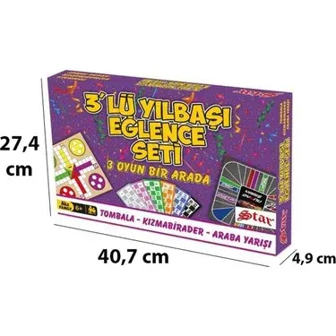STAR 1067321 ÜÇLÜ YILBAŞI EĞLENCE SETİ
