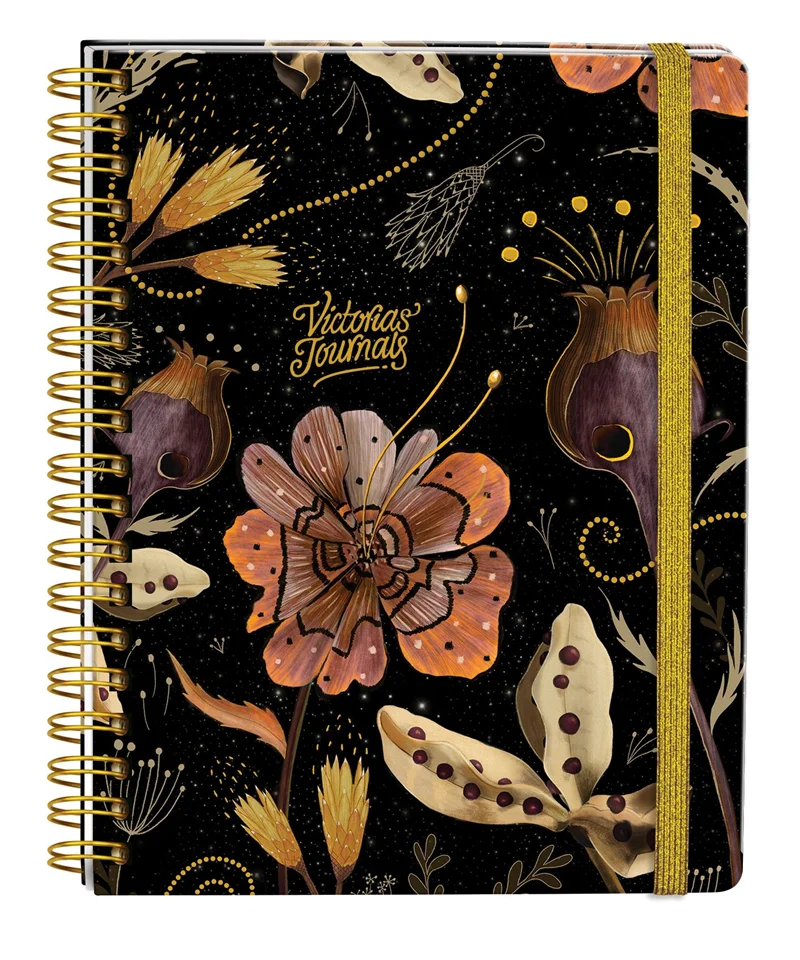 VJ DEFTER SERT KAPAK SPİRALLİ 17x24 Cm. 90 Gr. 96 YP. NOKTALI 123-0049