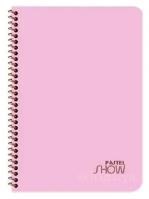 KESKİN DEFTER PASTEL SHOW A4 SPİRALLİ PP KAPAK 160 YP. KARELİ 324462