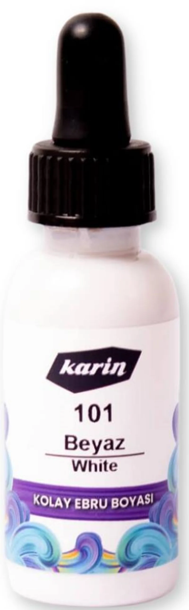 KARİN KOLAY EBRU BOYASI 30 ML 101 BEYAZ 61101030
