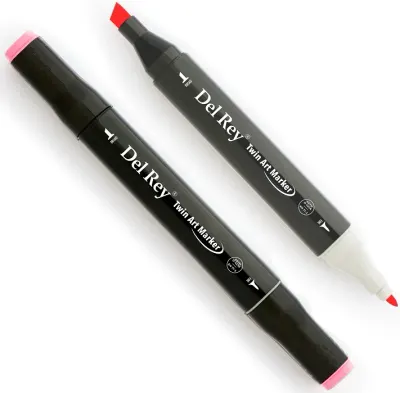 DEL REY GRAFİK MARKÖR TWIN MN-DR198 TENDER PINK