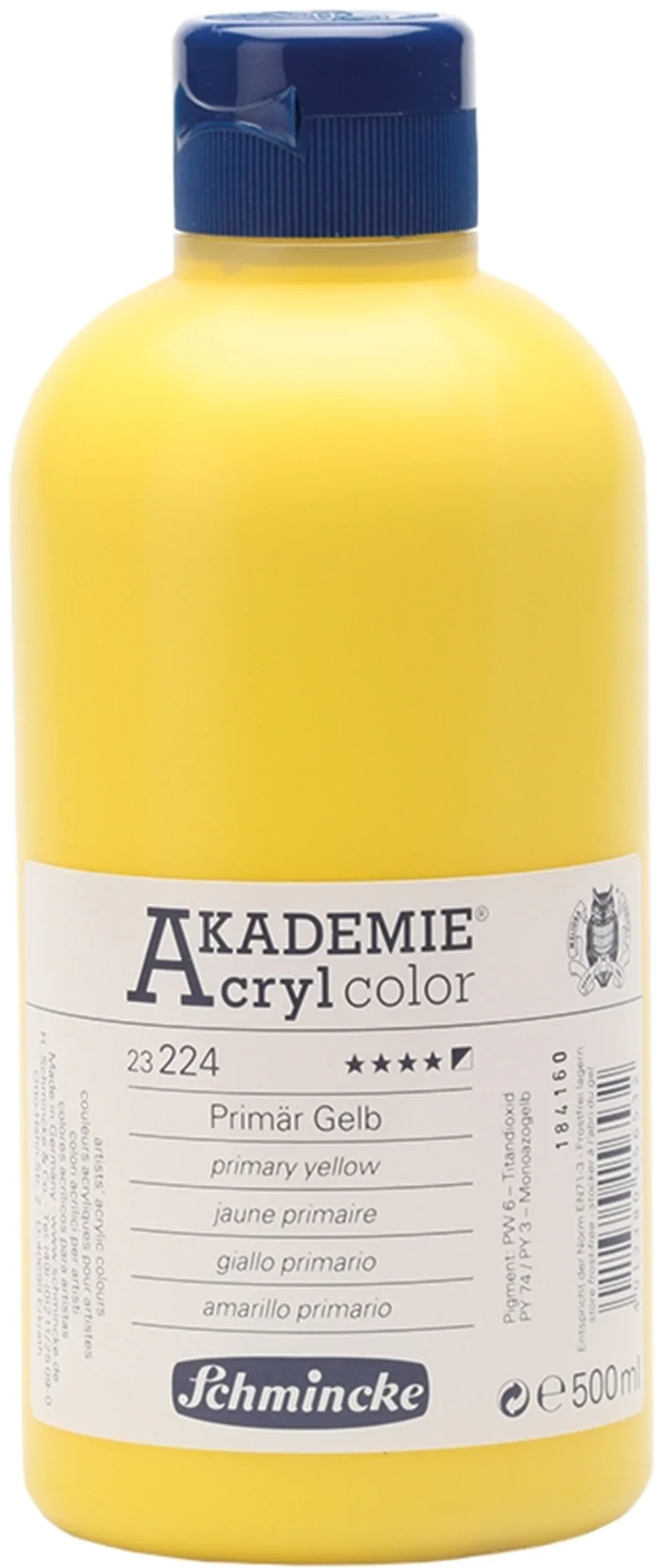 SCHMİNCKE AKADEMİE AKRİLİK BOYA 500 ML 224 PRİMARY YELLOW 23224028